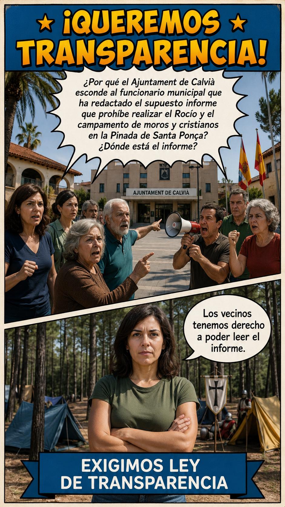 ¡Queremos transparencia!